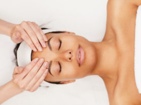 BIPOC woman enjoying a relaxing massage