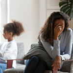 stressed mom feeling burnout with kids