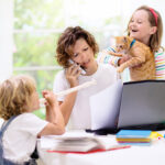 Stressed mom working from home. Can adaptogens help with pandemic stress?