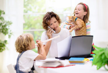 Stressed mom working from home. Can adaptogens help with pandemic stress?