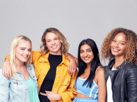 Group of women smiling