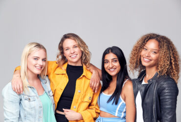 Group of women smiling